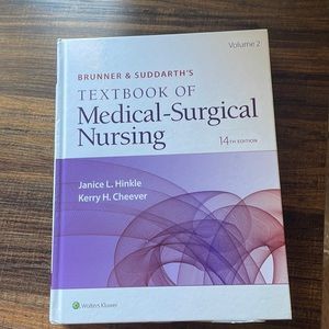 Medical surgical 2 nursing textbook